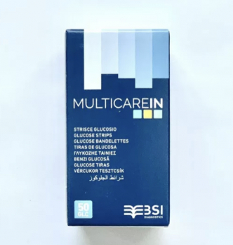 50x Blutzucker Teststreifen für MultiCare IN